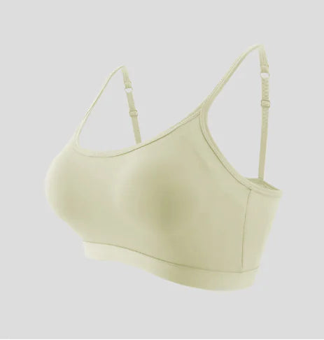 Top Cami de Yoga de Algodón Removible con Tirantes
