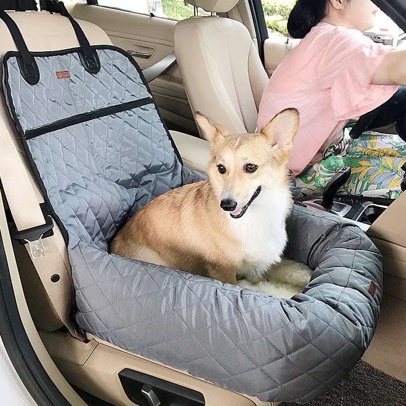 Nueva Cama de Coche Multifuncional para Mascotas con Cojín Grueso